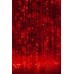 Akar Perde Led Kırmızı Işık 3*2 Metre Dış Mekan Süsleme